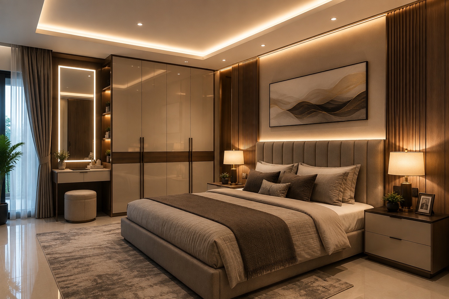 Wardrobe with Dressing Area